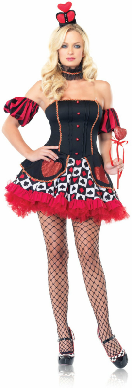 Wonderland Queen Adult Costume - Click Image to Close