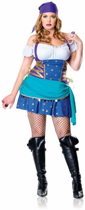 Gypsy Princess Adult Plus Costume - Click Image to Close