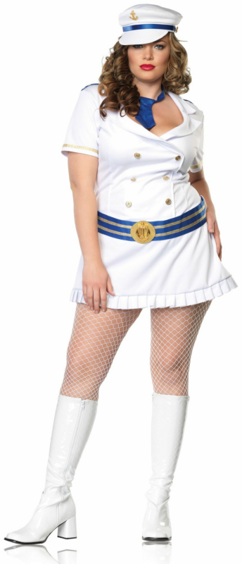Captivating Captain Adult Plus Costume - Click Image to Close