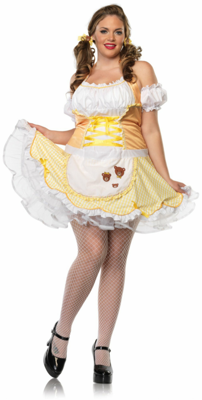 Storybook Goldilocks Plus Adult Costume - Click Image to Close