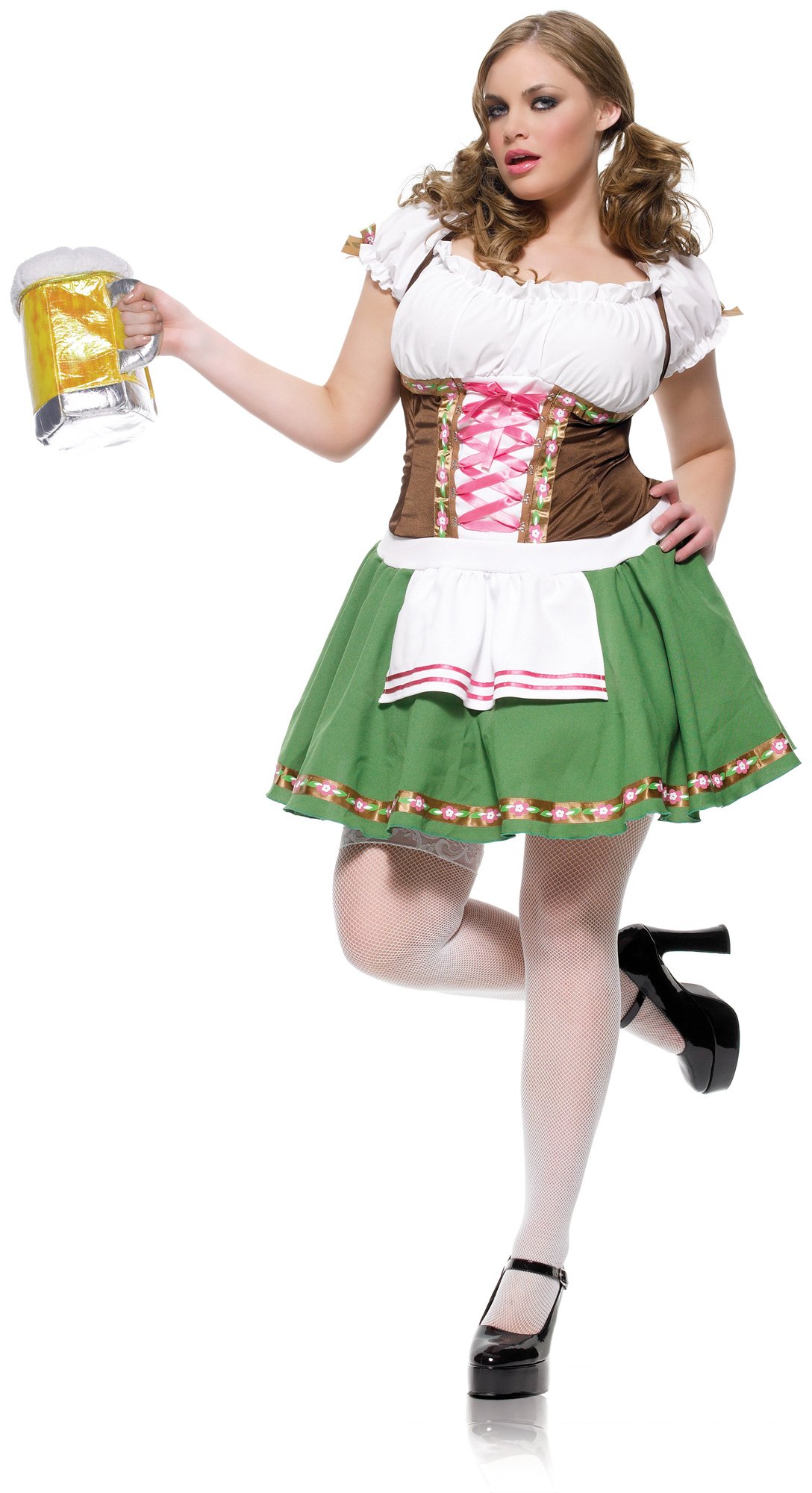 Gretchen Plus Adult Costume - Click Image to Close