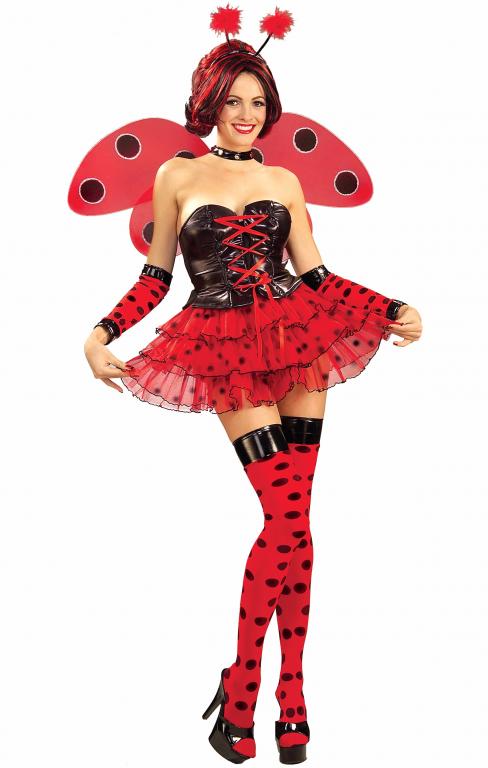 Luscious Lady Bug Adult Costume - Click Image to Close