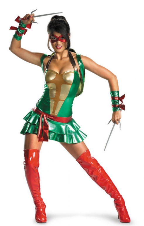 Raphael Ninja Turtle Costume - Click Image to Close