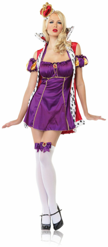 Regal Queen Adult Costume - Click Image to Close