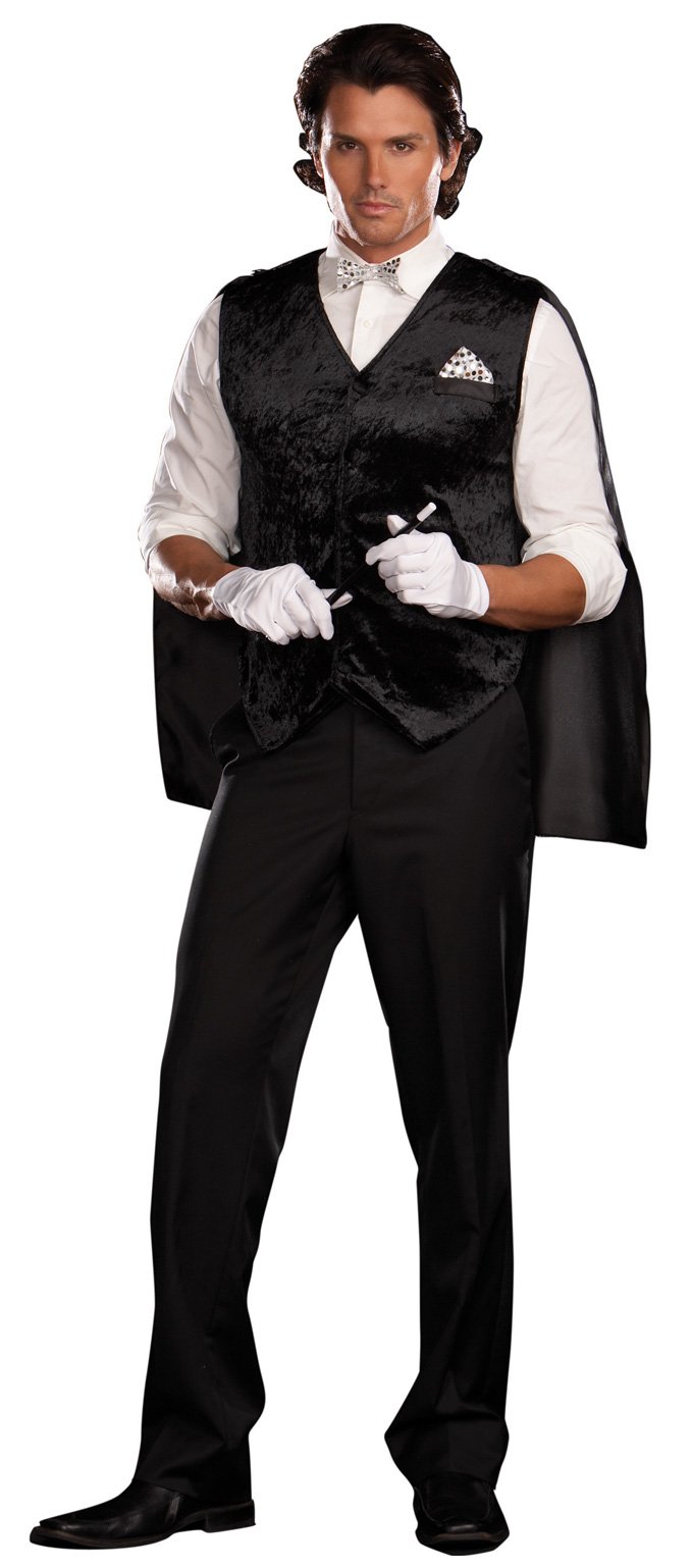Black Magic Man Adult Costume - Click Image to Close