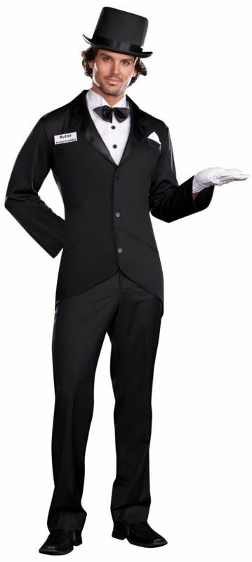 Butler Justin Credible Adult Costume - Click Image to Close