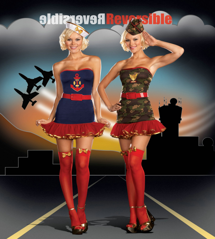 Double Duty Cutie Adult Costume - Click Image to Close