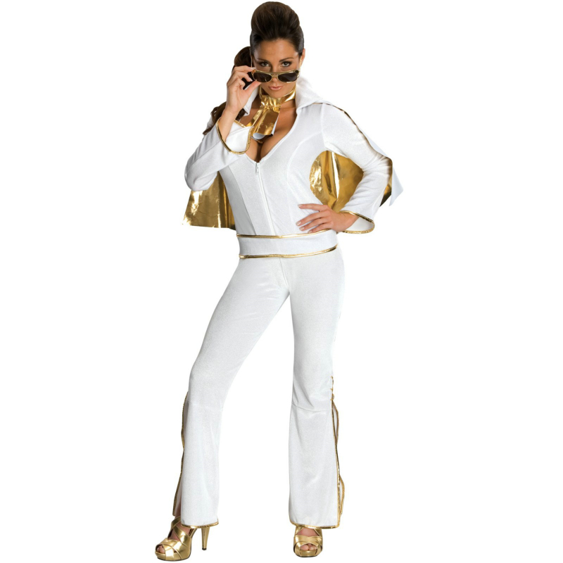 Elvis White Adult Costume - Click Image to Close