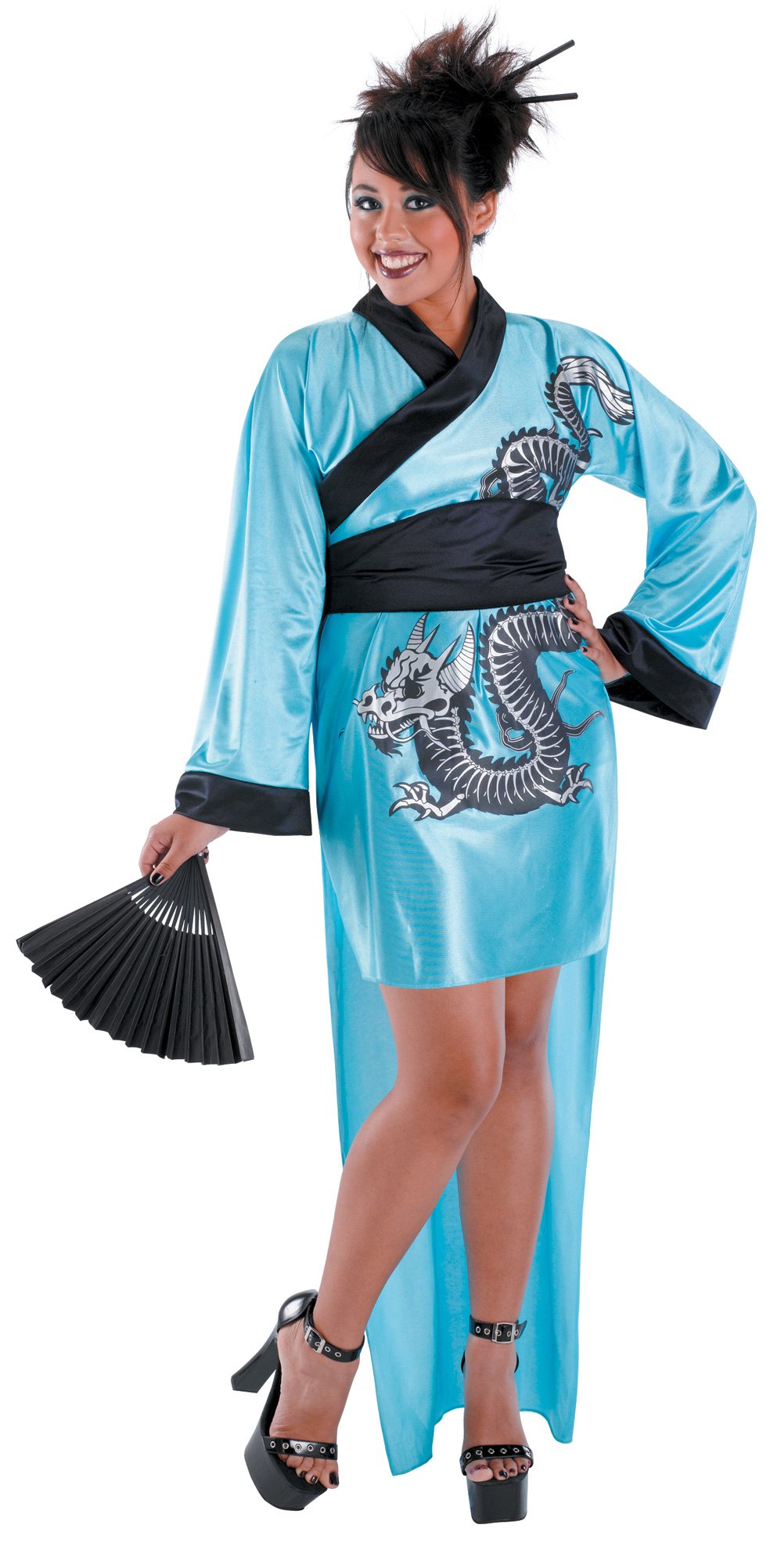 Dragon Geisha Adult Costume - Click Image to Close