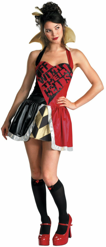 Alice in Wonderland Queen of Hearts Adult Costume - Click Image to Close
