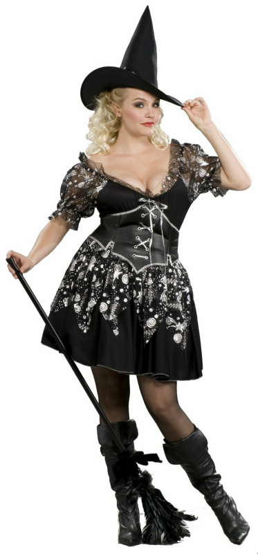 Charmed Witch Adult Plus Costume - Click Image to Close