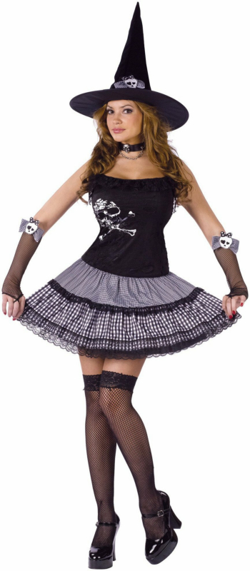 Funky Punk Witch Adult Costume - Click Image to Close