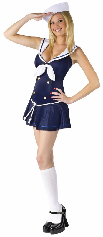 Sexy Sailor Adult Costume - Click Image to Close