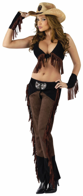 Ride 'em Cowgirl Adult Costume - Click Image to Close