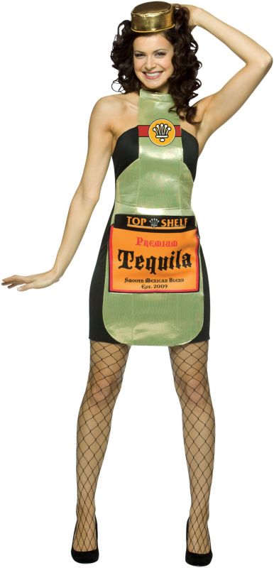 Top Shelf Tequila Dress Adult Costume - Click Image to Close