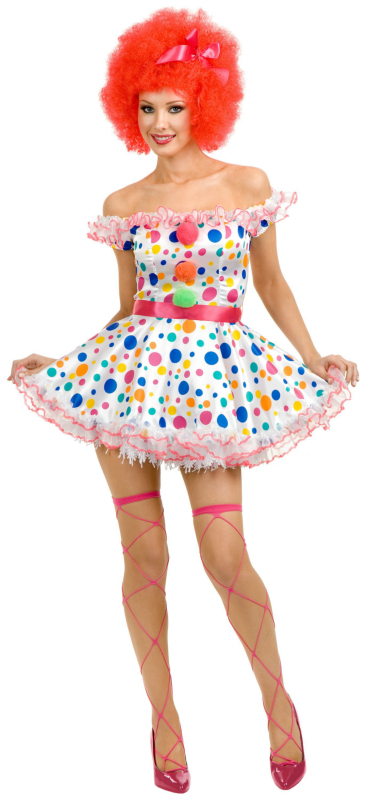 Clown Adult Plus Costume - Click Image to Close