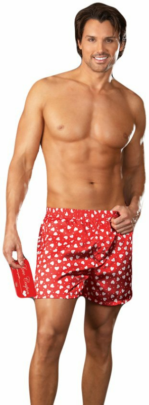 Valentine's Heart Boxers Adult Costume - Click Image to Close
