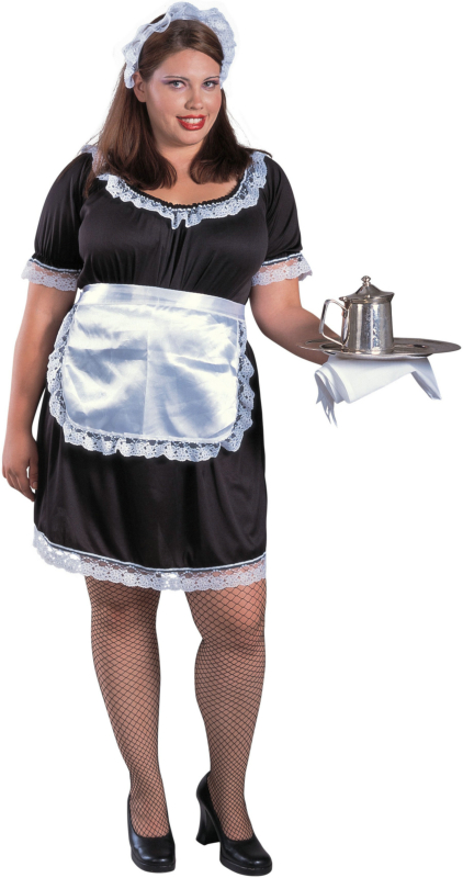 French Maiden Adult Plus Costume