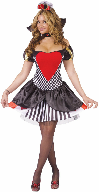 Queen of Hearts Sexy Adult Costume - Click Image to Close