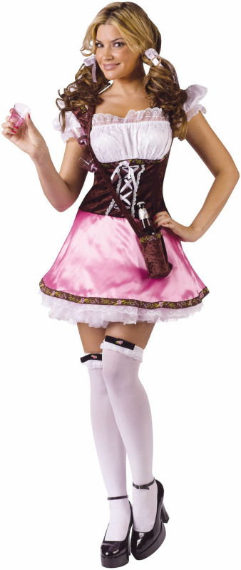 Sexy Beer Garden Girl Adult Costume - Click Image to Close