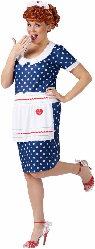 I Love Lucy Sassy Lucy Adult Plus Costume - Click Image to Close