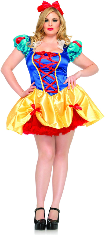 Fairy Tale Snow White Adult Plus Costume - Click Image to Close