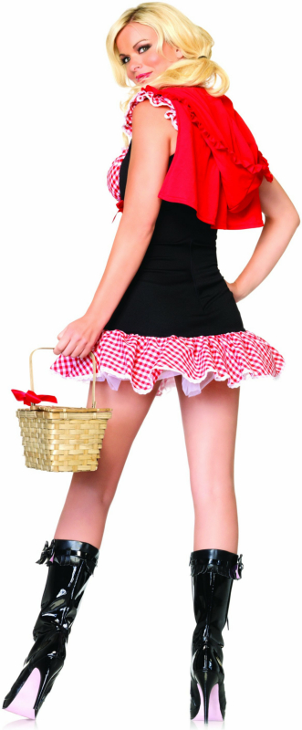 Red Hot Riding Hood Adult Costume - Click Image to Close