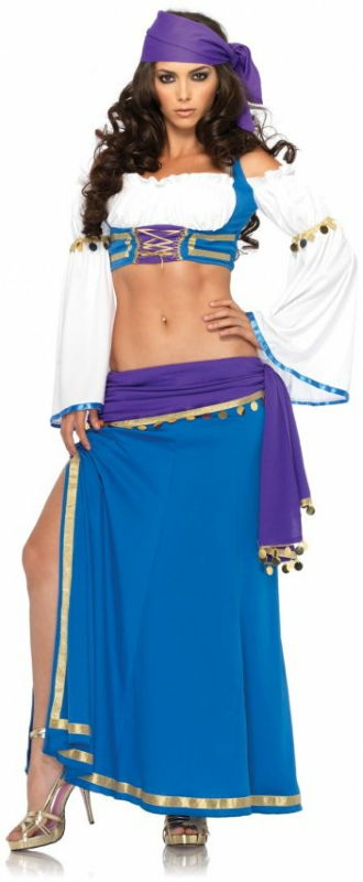 Seductive Gypsy Adult Costume - Click Image to Close