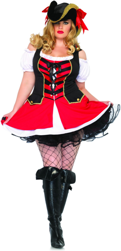 Aye Aye Admiral Adult Plus Costume - Click Image to Close