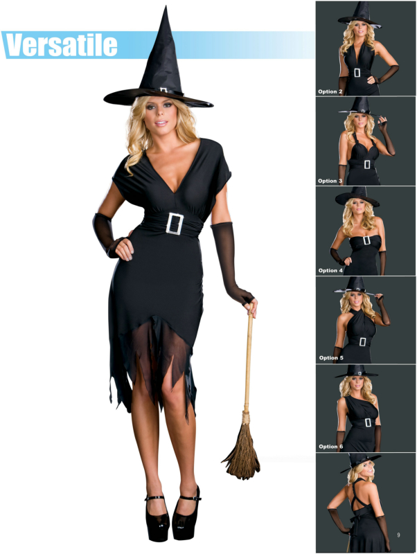 Hocus Pocus (Versitile) Adult Costume - Click Image to Close