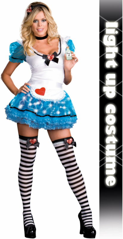 Wonderland's De-Light (Light-up) Adult Costume - Click Image to Close