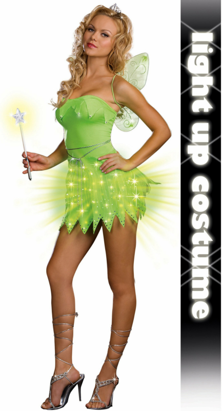 Brite Sprite (Light-Up) Adult Costume - Click Image to Close