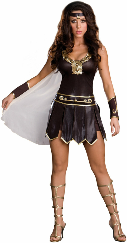 Babe-A-Lonian Warrior Woman Adult Costume - Click Image to Close