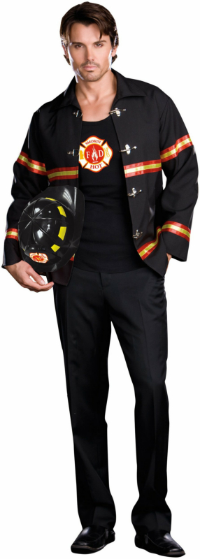 Smokin' Hot Fire Department Man Adult Costume - Click Image to Close