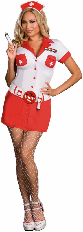 Nurse Anita Shot Plus Adult Costume