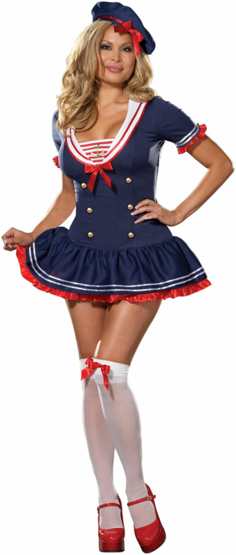 Hello Sailor Plus Adult Costume - Click Image to Close