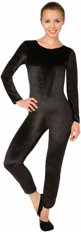 Unitard (Black) Adult Costume - Click Image to Close