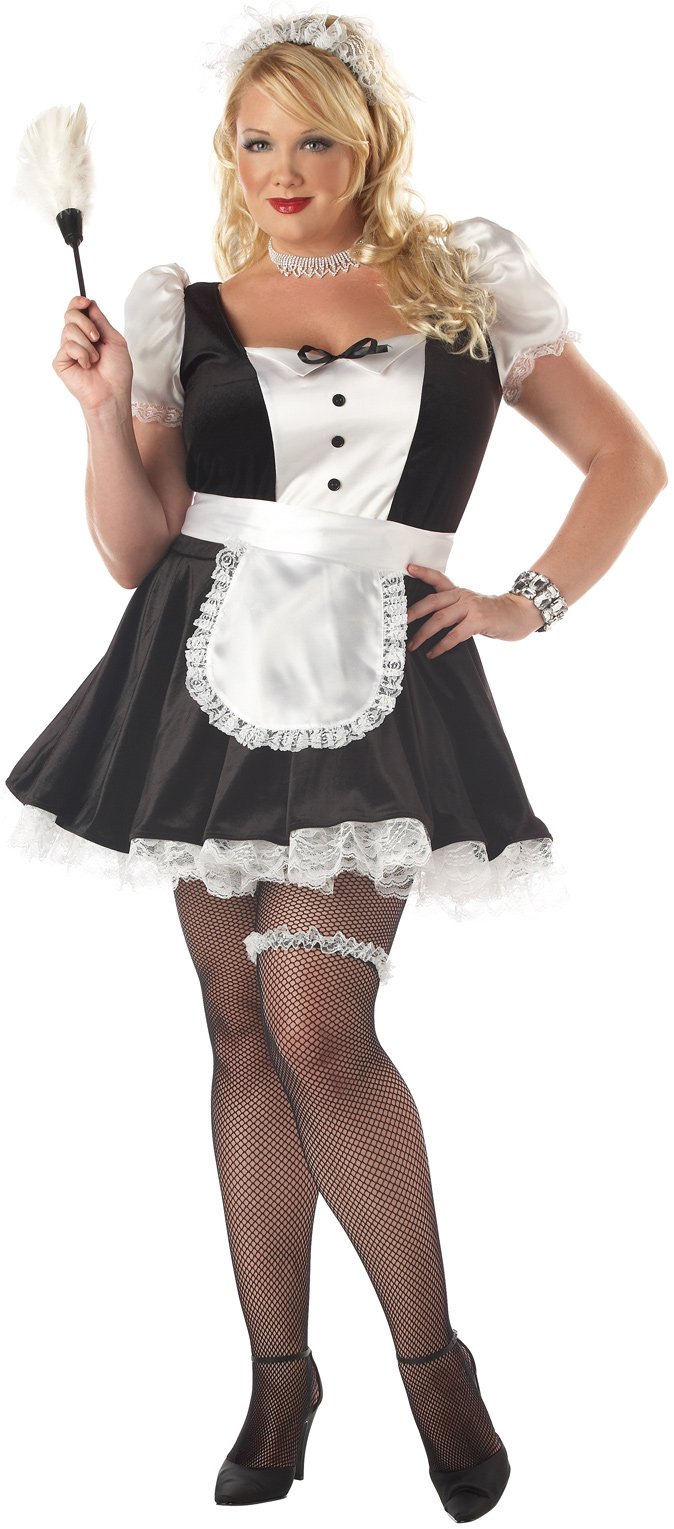 Fiona The French Maid Plus Adult Costume