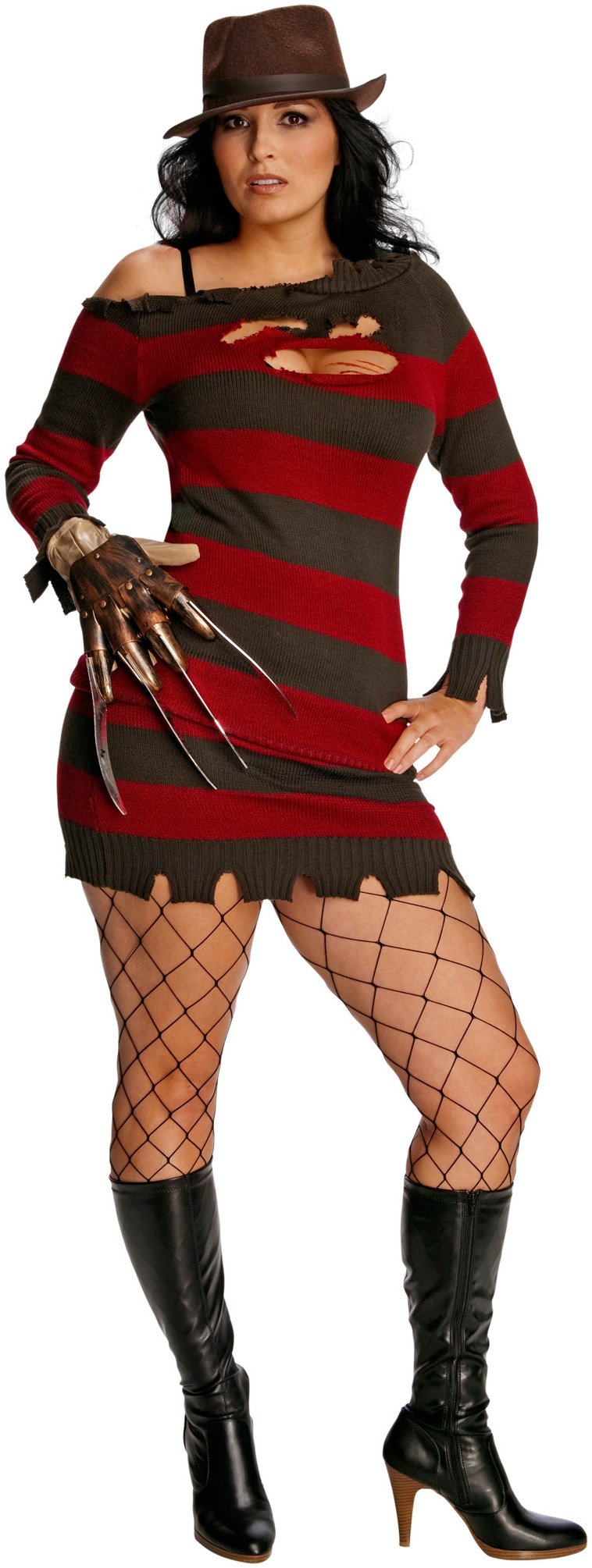 A Nightmare On Elm Street - Miss Krueger Adult Plus Costume - Click Image to Close