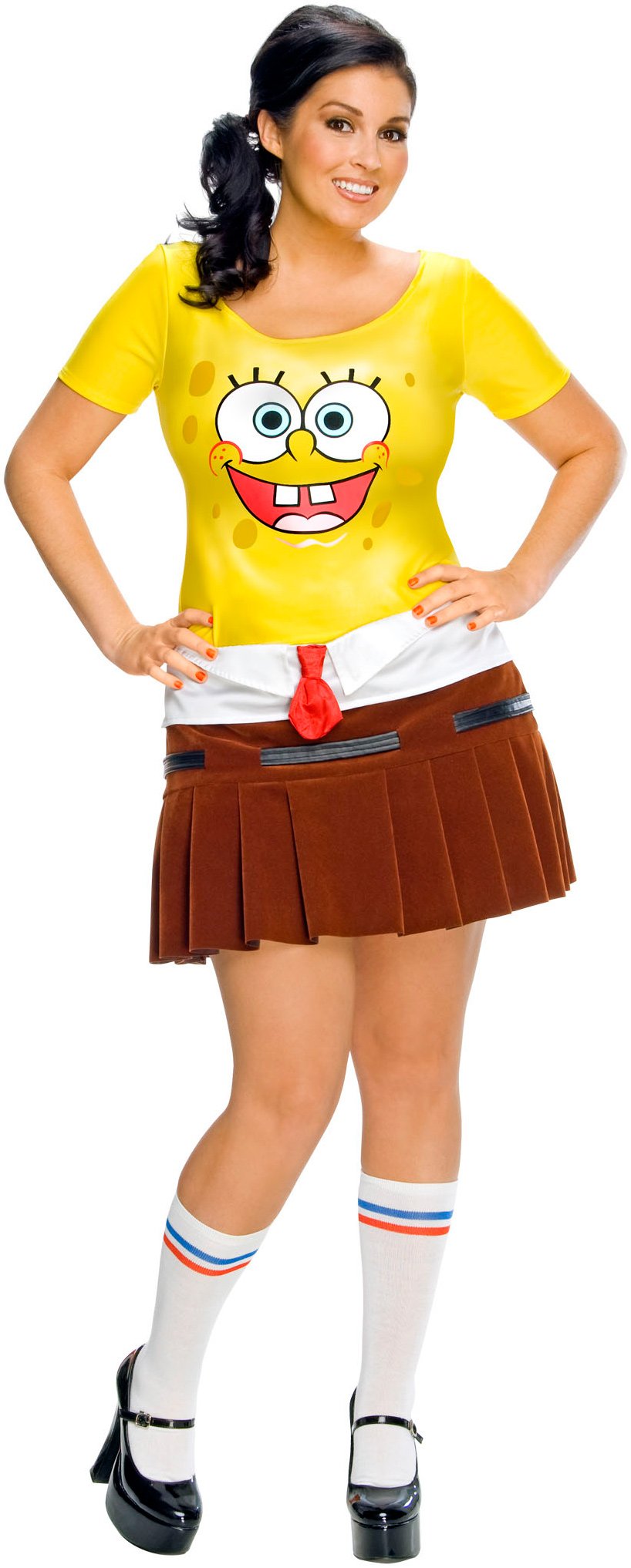 Spongebob Squarepants - Spongebabe Adult Plus Costume - Click Image to Close