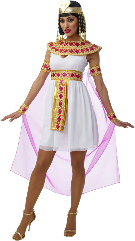 Pink Cleopatra Adult Costume - Click Image to Close