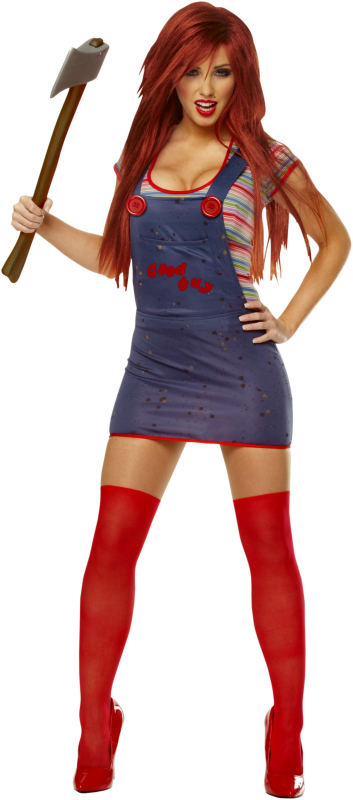 Sexy Chucky Adult Costume - Click Image to Close