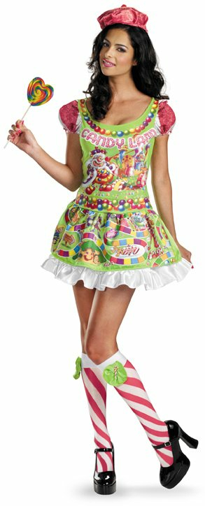 Candyland Sexy Deluxe Adult Costume - Click Image to Close