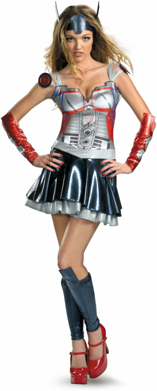 Transformers - Optimus Prime Sexy Deluxe Adult Costume - Click Image to Close