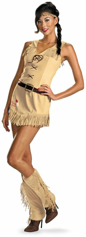 The Lone Ranger - Sexy Tonto Adult Costume - Click Image to Close