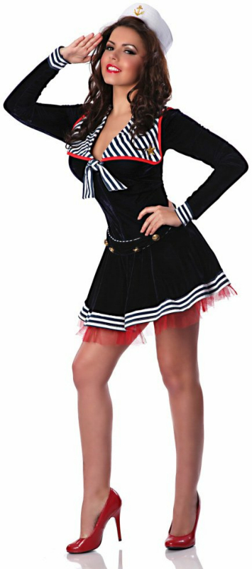 Pin Me Up Sailor Adult Costume - Click Image to Close