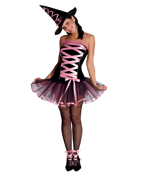 Witchy La Bouf Pink Adult Costume - Click Image to Close