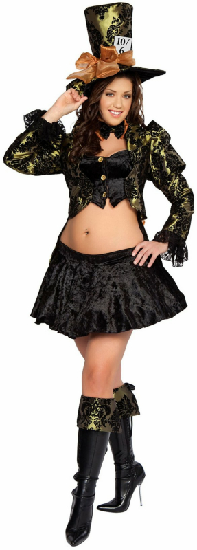 Tea Party Tease Adult Plus Costume - Click Image to Close