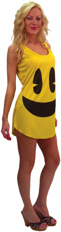 Pac-Man Deluxe Tank Dress Adult Costume - Click Image to Close