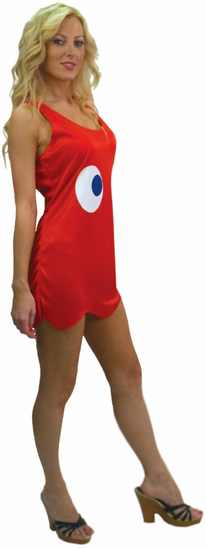 Pac-Man Blinky Deluxe Tank Dress Adult Costume